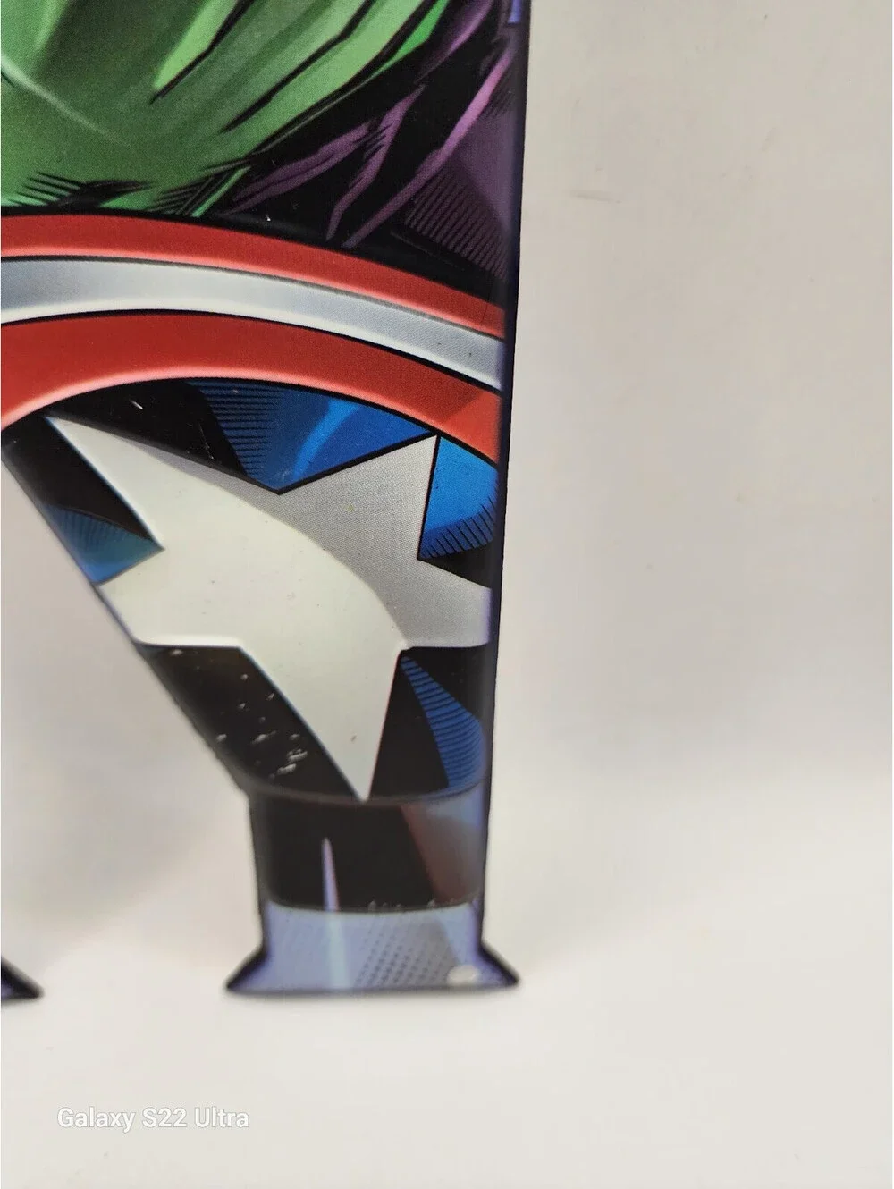 MARVEL AVANGERS LETTER “N” Captain America Open Road Tin Sign